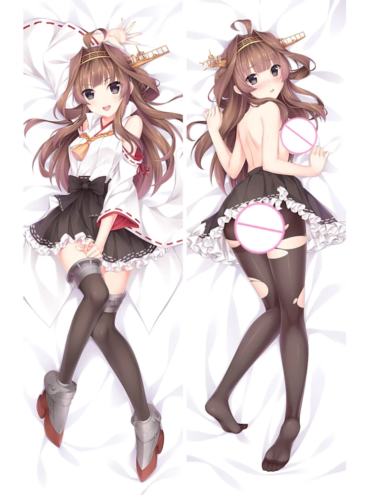 

Dakimakura Anime Pillow Cover Kongou Double Sided Print 2Way Cushion Bedding Gifts