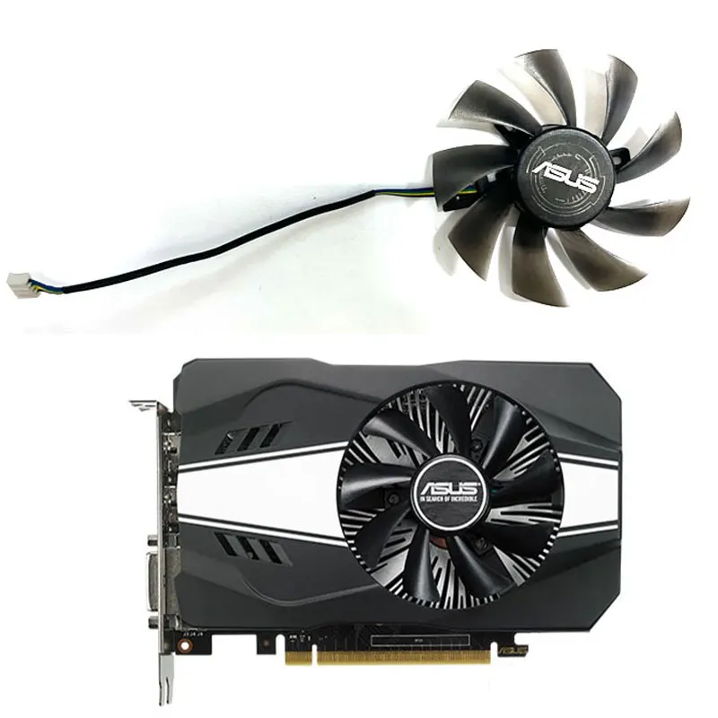 1 вентилятор 85 мм Новый для ASUS GeForce GTX1060 3 ГБ PHOENIX OC сменный вентилятор для графической карты T129215BU