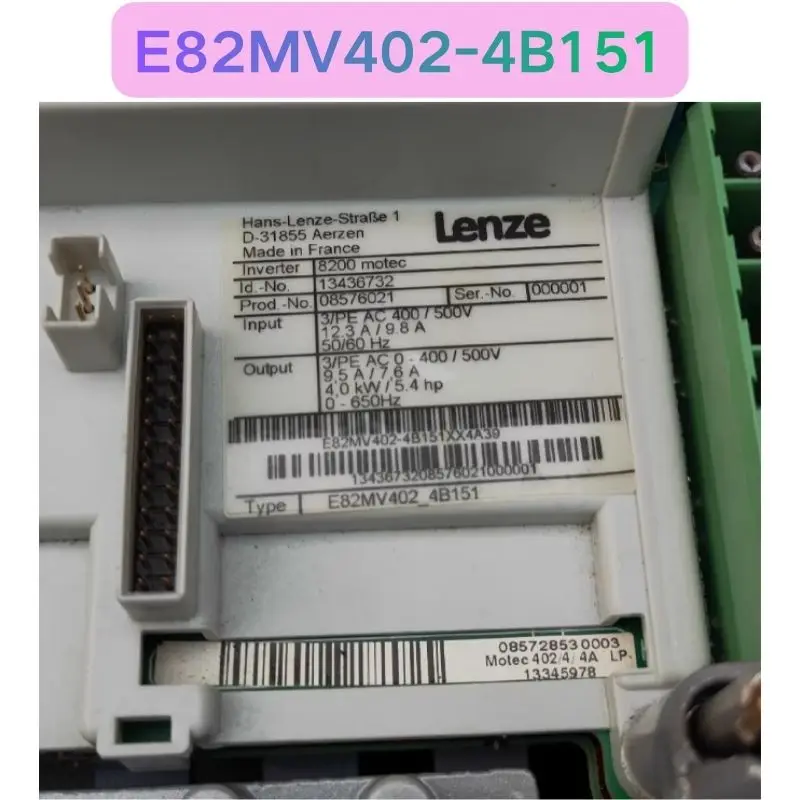 Second-hand E82MV402-4B151 Inverter Functional test OK Fast delivery