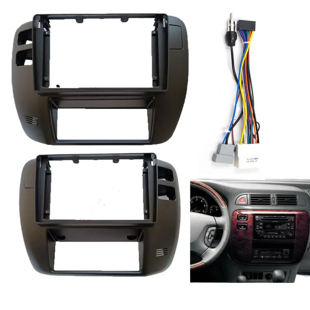 

(9Inch) Car Radio Fascias GPS MP5 Android Stereo DVD Player 2 Din Head Unit Panel Dash Frame Trim For Nissan Patrol 1997-2005