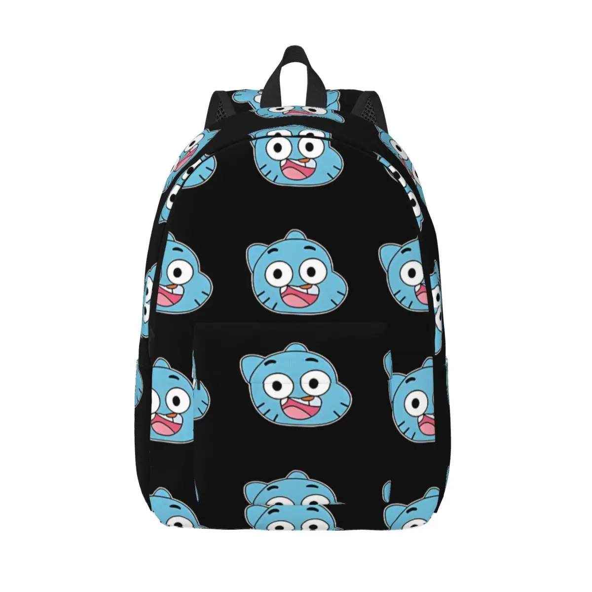 Back To School Gift Smiling Face Sturdy Shoulder Laptop Bag Gumball Cool For Boy Girl Bookbag Weekend Picnic