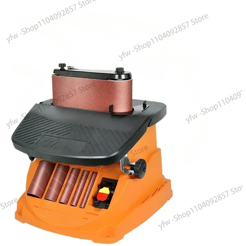 Professional grade desktop electric belt machine 14 inches, sand column  shaft sand  mill roller machine grinding