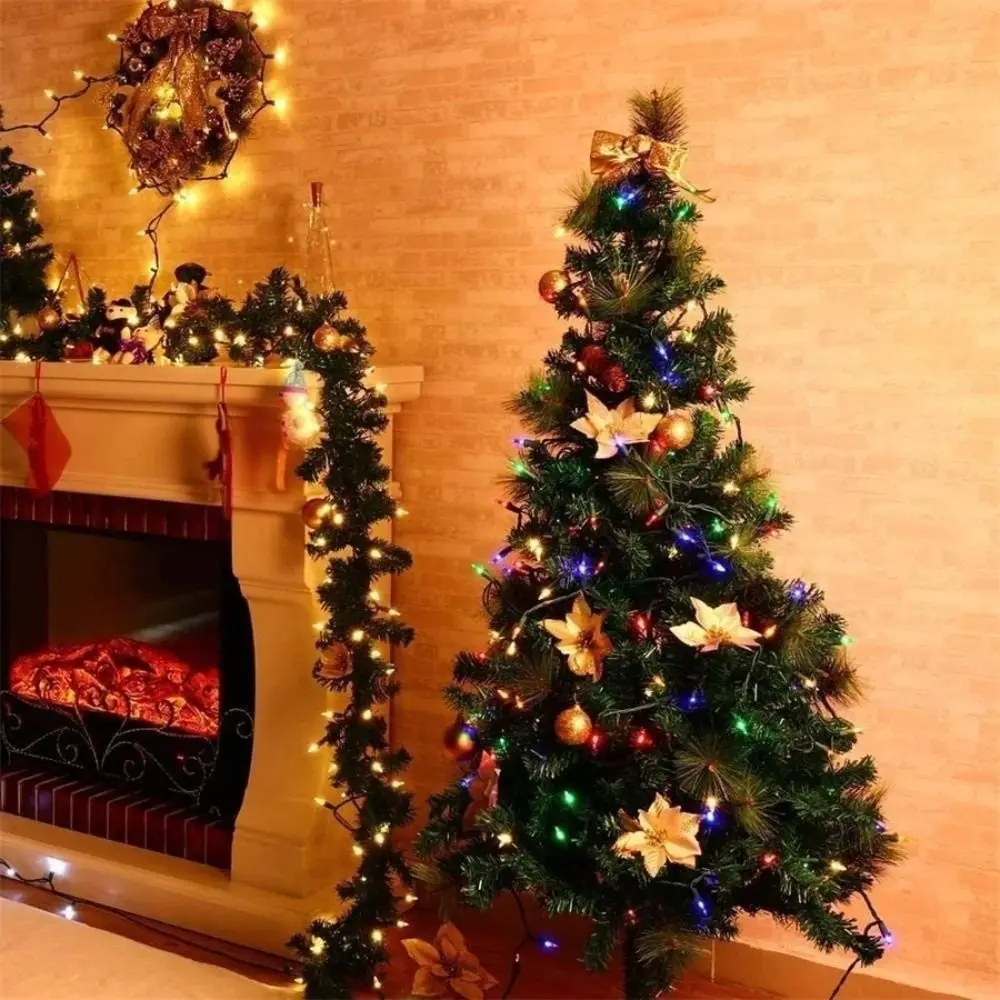 

Multicolored Fairy Christmas Tree Lights Waterproof Battery Operated Mini String Light Green Wire LED String Lights