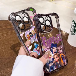Cute Girl Bratzs Dolls Phone Case For Xiaomi Redmi 13C 14C 12C 10C 9A K50 Note 13 12 11 10 9 4G 5G Shockproof Clear Armor Cover