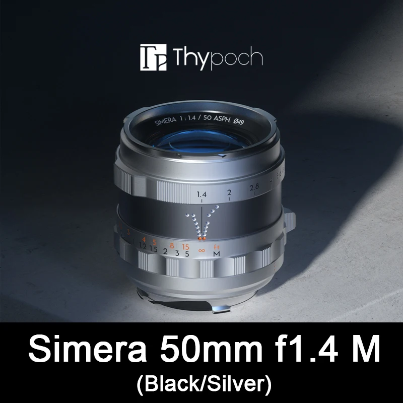 

Полнокадровый объектив Thypoch Simera 50 мм F1.4 ASPH с ручной фокусировкой для камер Leica M Mount M11 M10 M240