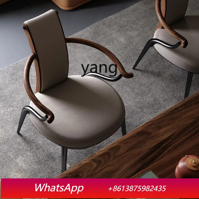 

Кресло для гостей LTT Tea Room с подлокотниками, современное оригинальное кресло из массива дерева