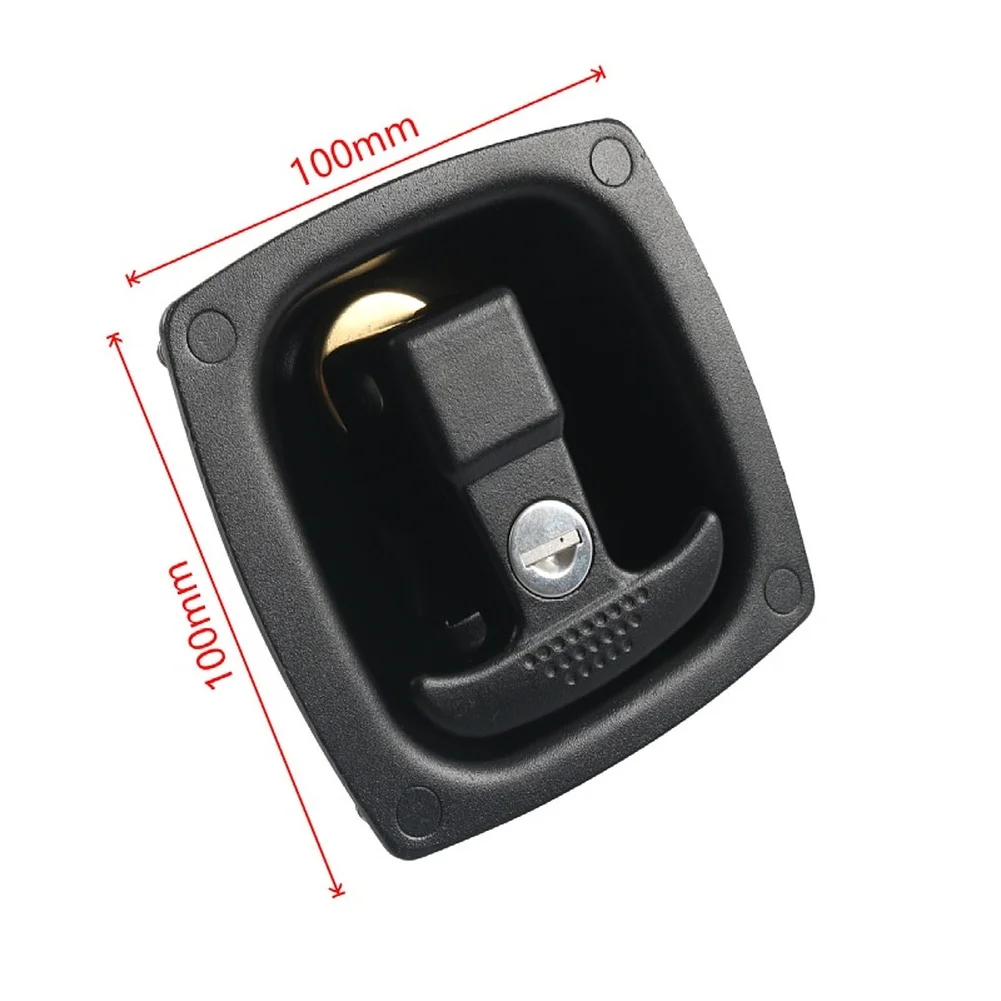 قفل بمقبض على شكل حرف T من سبائك الزنك قابل للطي لتخييم مقطورة RV مع مقاومة للغبار والماء IP54 للتطبيقات الخارجية #3