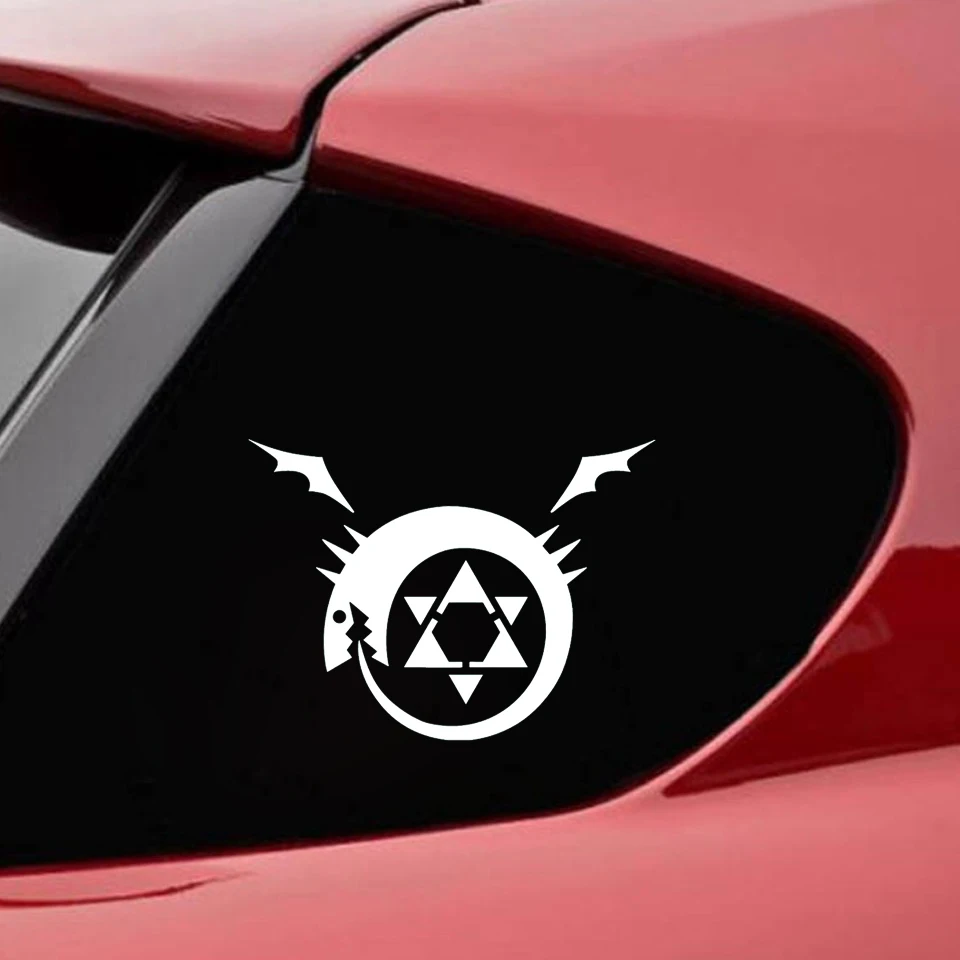 Personalized Fullmetal Alchemist Homunculus Anime Car Sticker Window Bumper Vinyl Decal Waterproof Decorative Car Accessories