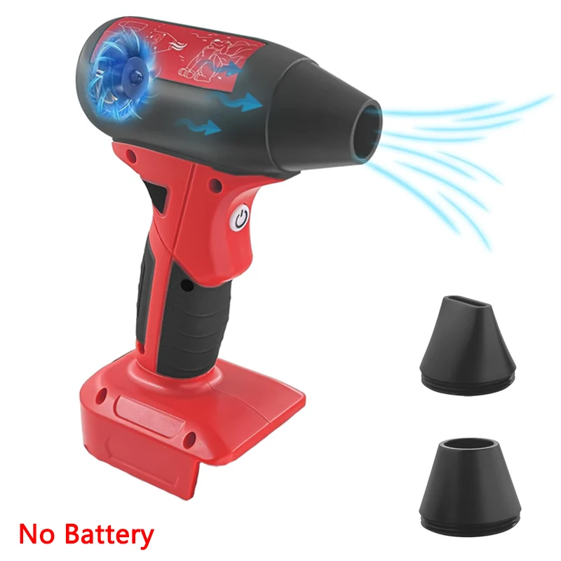 Portable Jet Violent Fan Powered tool By for Milwaukee 18V Lithium Battery with 4 Adjustable Speeds for Blower for Car Computer