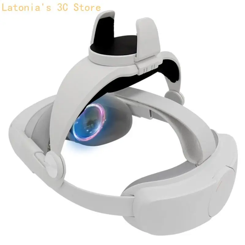 

Adjustable HeadBand Cushion with Power Bracket for Pico 4 Headband Lightweigt Strap Maintain Balance Headband X3UB