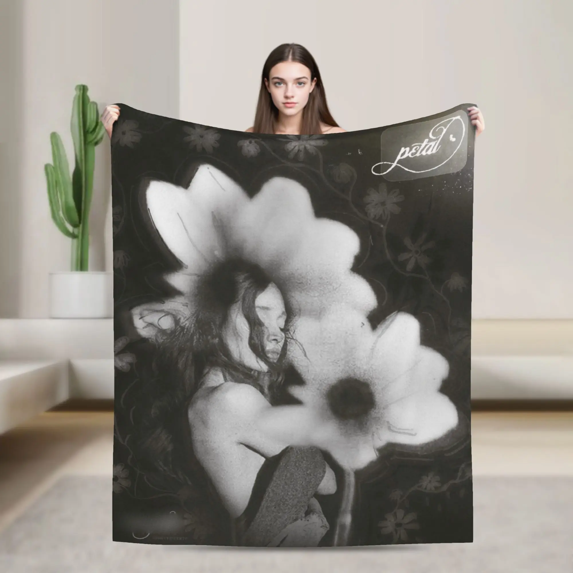 A-Ariana G-Grande New Album Petal Merch 2026 Blanket Autumn  Warm Cozy Throw Blanket For Girl Home Decor Bedspread Bed Cover