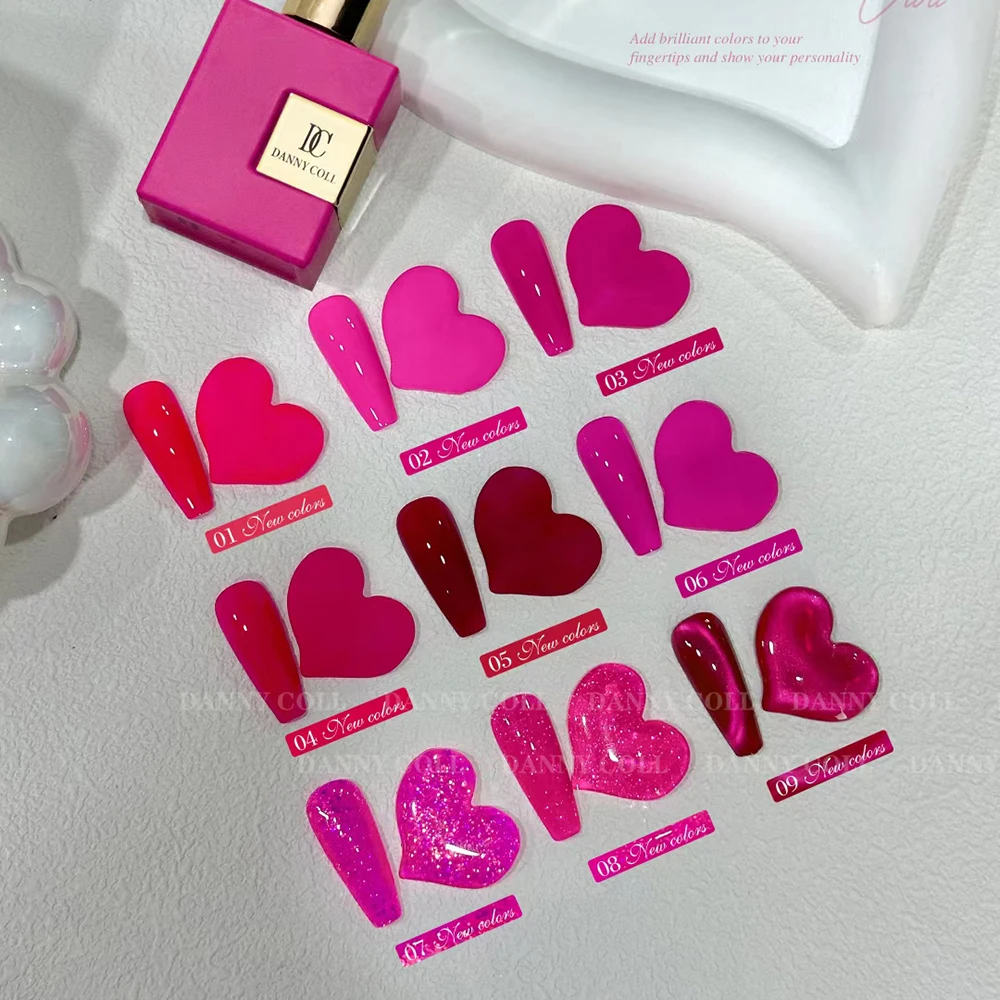 hot-sale-pink-pitaya15ml-gel-nail-polish-set-9-colors-with-color-card-for-nail-salon-soak-off-manicure-uv-led-gel-whole-set