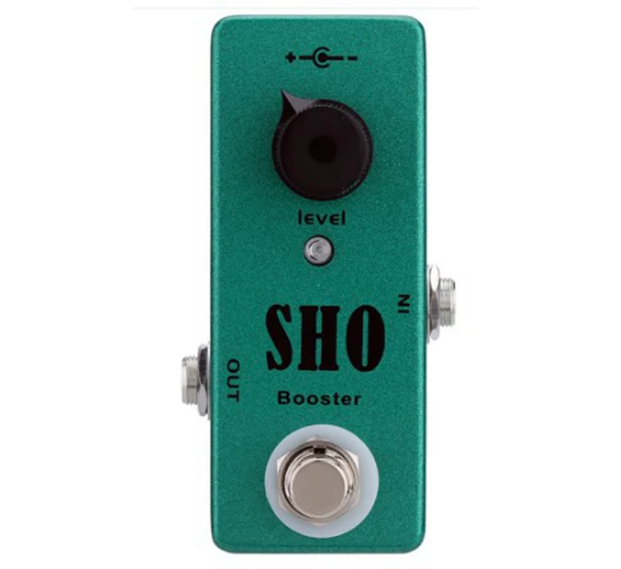 MoskyAudio SHO BOOSTER Pedal Electric Guitar Effect Pedal True Bypass Guitar Parts Green Color Effects Processors DJ Equipment