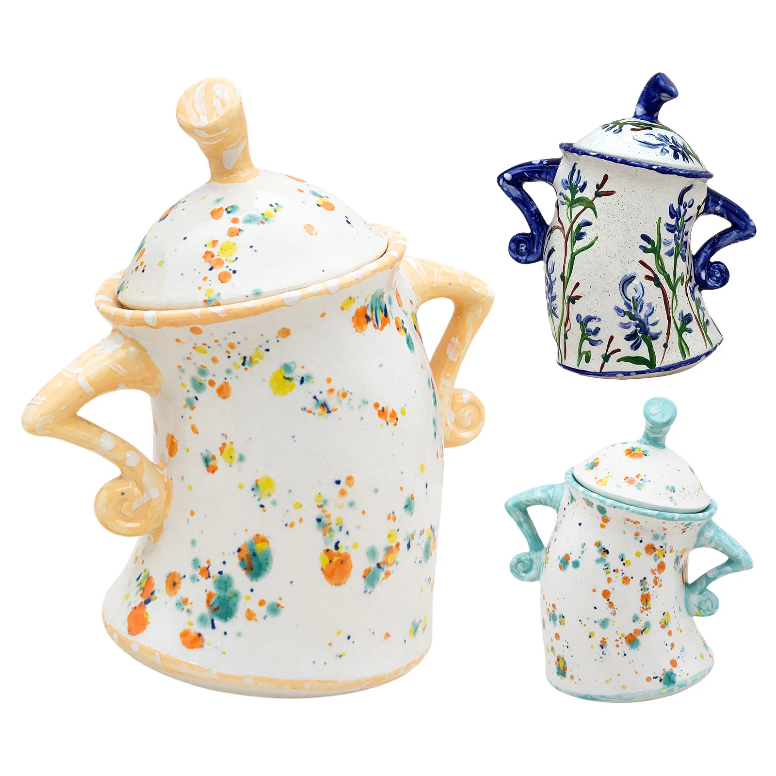 Storage Jar with Attitude & Lid Cute Sassy Storage Canister Hands on Hips Design Interesting Food Jar for Beans Tea Spices Sugar