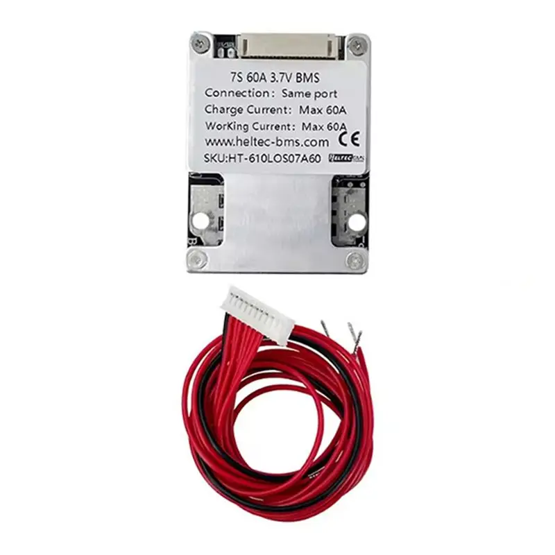 BMS 7S Lithium Battery Protection Board For Electronic Tools Wheelchairs Vehicles 7S 60A 3.7V