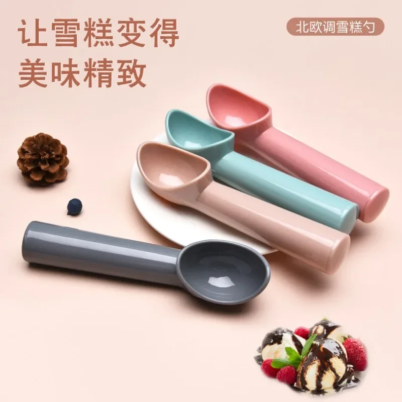 Nonstick Anti-Freeze Ice Cream Scoop อลูมิเนียมช้อนไอศกรีม Melon Ball คุกกี้ Dough Scoop Ice Cream เครื่องมือ