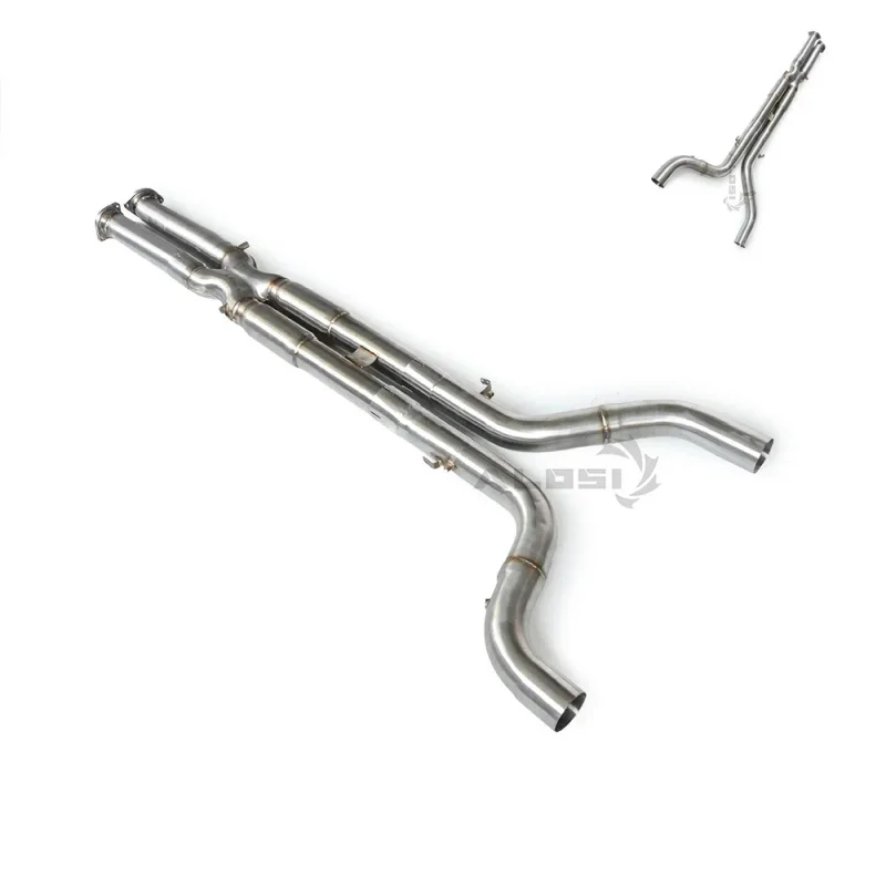 Sonicdiy High Performance X-Pipe Exhaust Mid Pipe For BMW XM 4.4T V8 2023-2025 SS304 Exhaust System