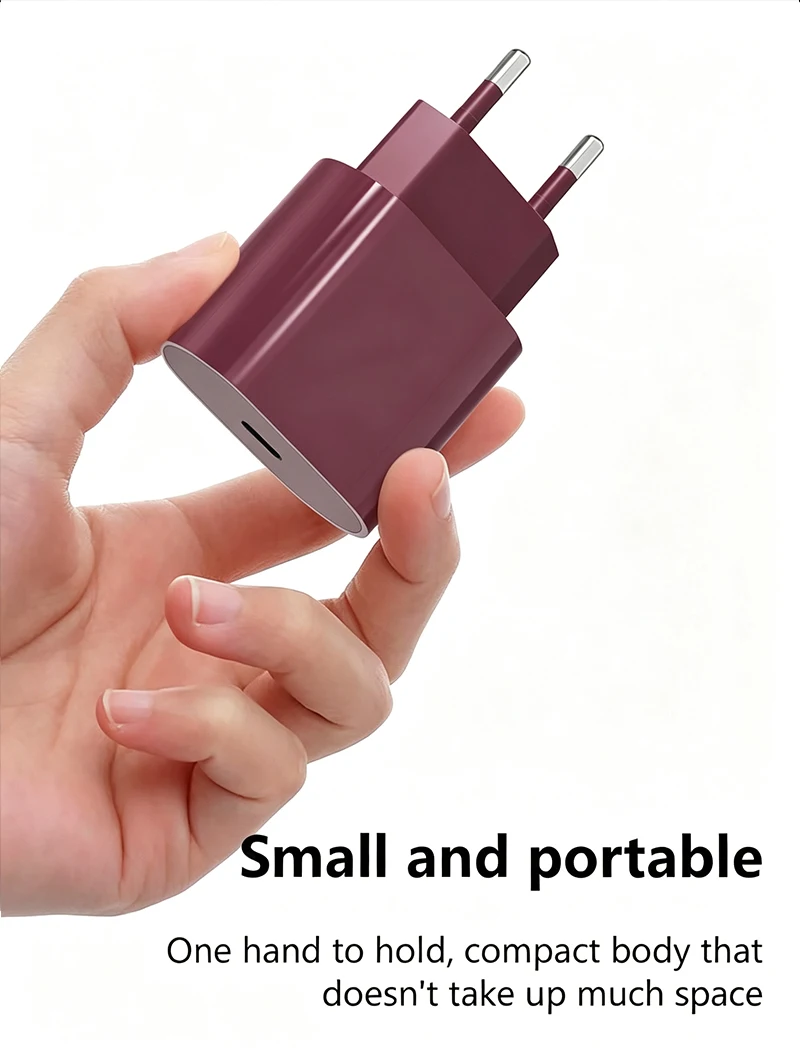 PD 20W Schnellladegerät-Set USB-C Wandladegerät Kabel Schnellladeadapter für iPhone 15 16 17 18 Serie iPad Pro iPad Air – Detail 2