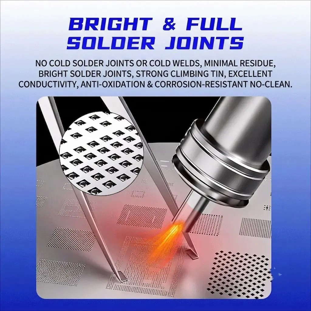 MECHANIKER 183 ℃ 217 ℃ Lötzinnpaste Lötfarbe Sn63/Pb37 Bleifrei für Handy-IC CPU BGA SMD LED PCB Schweißwerkzeuge – Detail 2