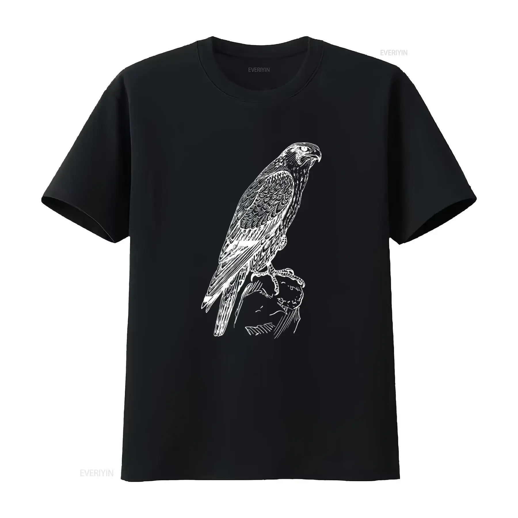 Premium Peregrine Falcon Ornithology Falconer Bird Lover T Shirt vintage Washed streetwear homme Stylish Top For Everyday Wear