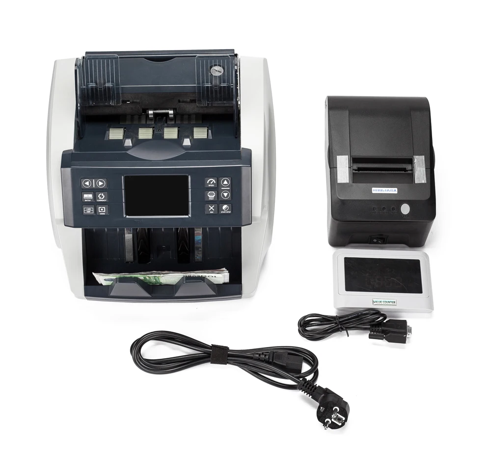 with Image Sensor Money Counter 2 CIS Multi Currency Value Counter Money Detector XD-770 Intelligent Bill Counter