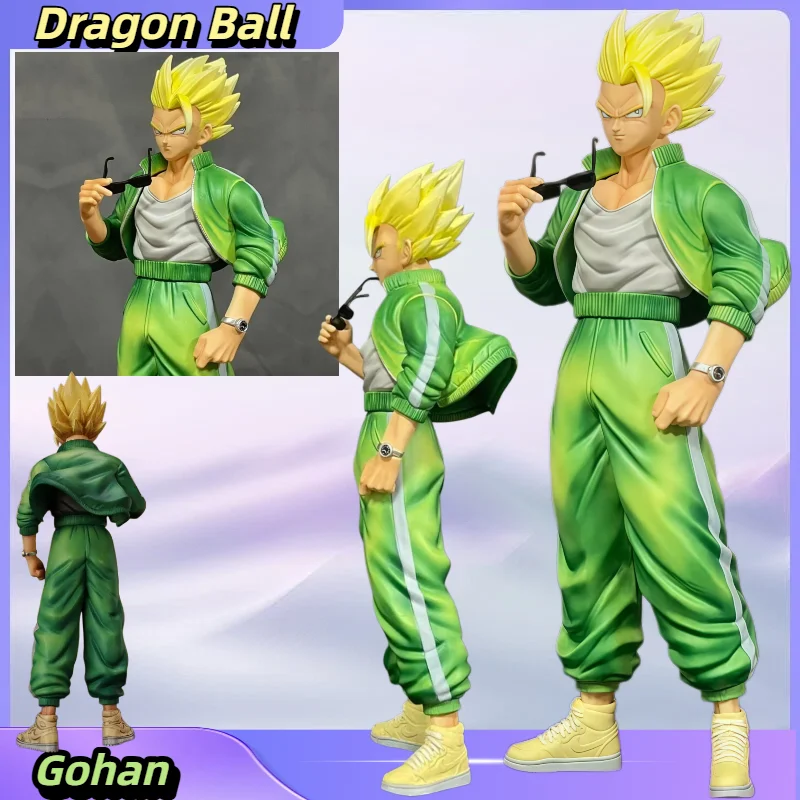 

Фигурка Гохана из Dragon Ball в повседневной одежде, аниме-мерч, модные игрушки, украшение для рабочего стола, коллекционная модель, подарки