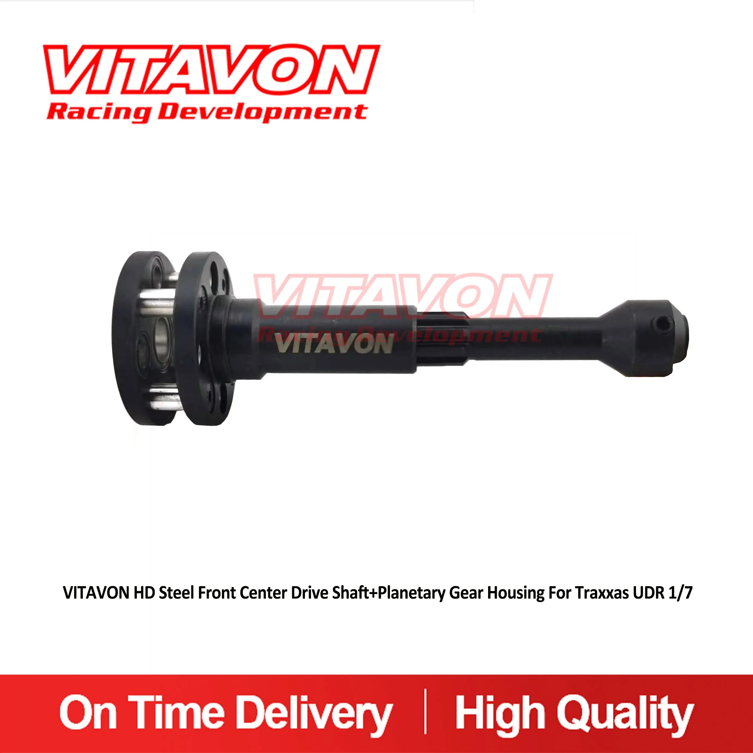 

VITAVON HD Steel Front Center Drive Shaft+Planetary Gear Housing For Traxxas UDR 1/7