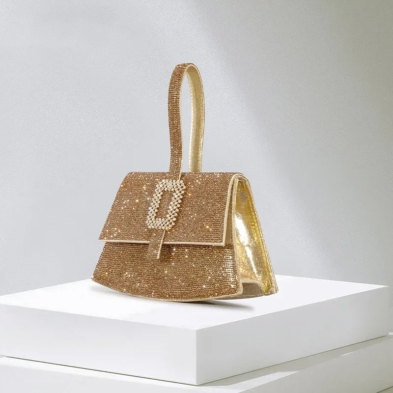 

Роскошная вечерняя сумка с квадратной пряжкой и стразами, дизайнерские женские сумки с бриллиантами, блестящие сумки через плечо, вечерние маленькие сумочки