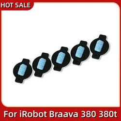 5pcs/Lot High-Quality Water Wick Cap Kit for iRobot Braava 380 380t 320 Mint 4200 4205 5200 5200C Robot Replacement