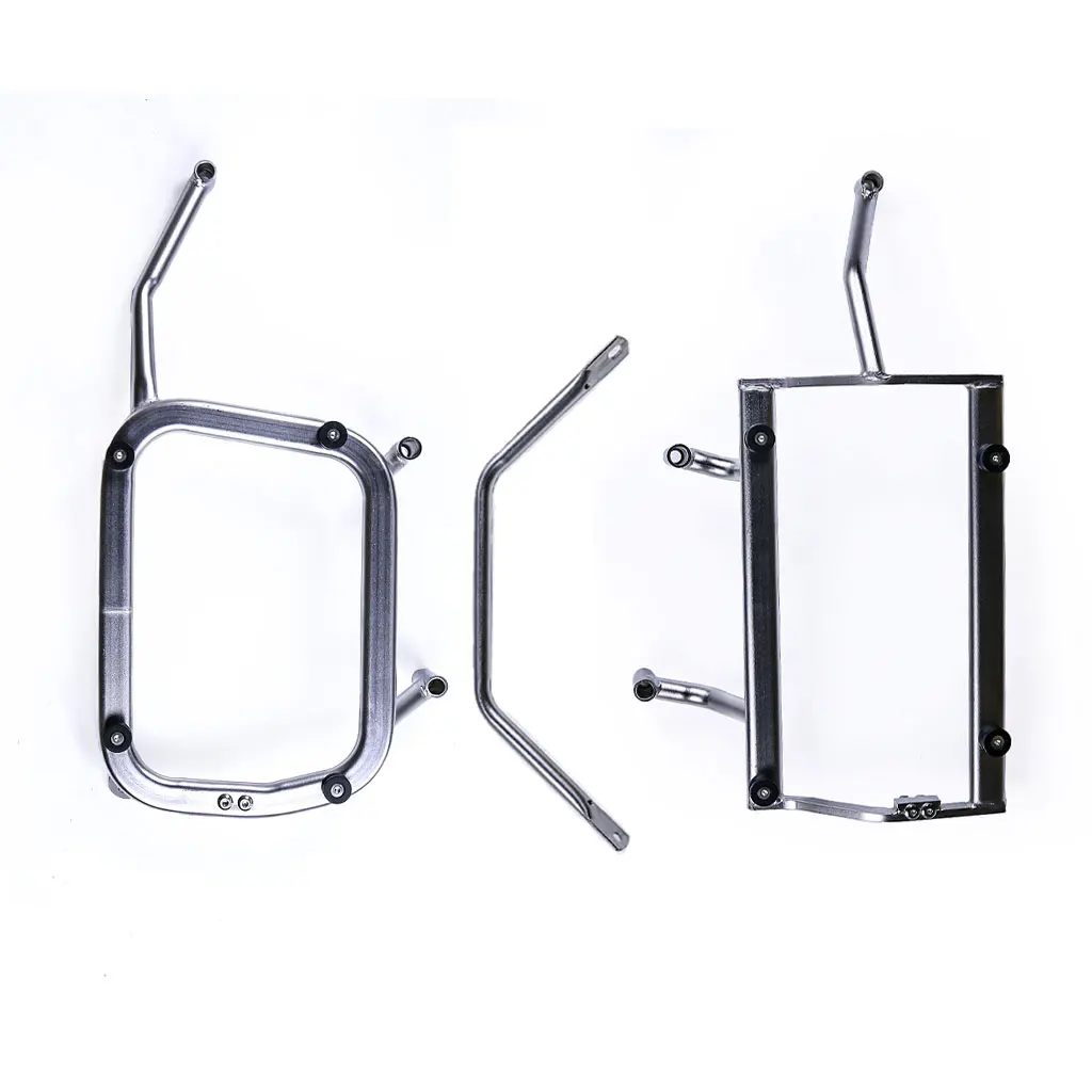 For Cfmoto 800 MT Motorcycle Modified Stainless Steel Side Box Bracket Non-destructive Installation Quick-release Side Frame