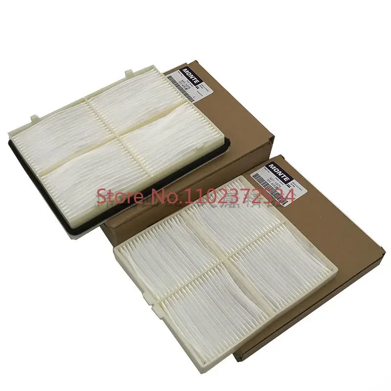 Excavator 130/200/210/240/360-A6 Excavator air conditioning filter element internal and external filter screen accessories