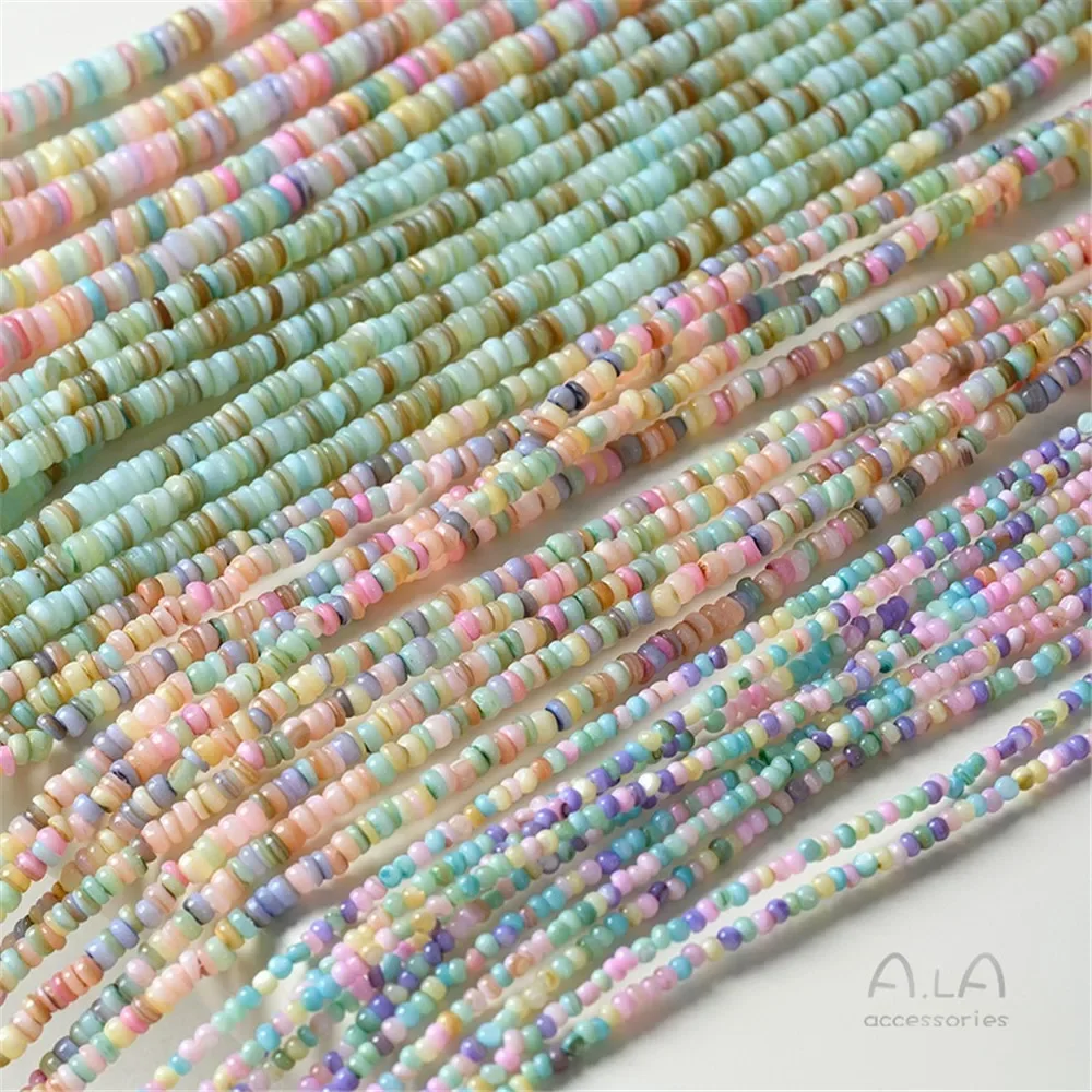 Natural Shell Slices Irregular Shell Beads Rice Beads Handmade Beaded DIY Handmade Pearl Bracelet Necklace Jewelry Material