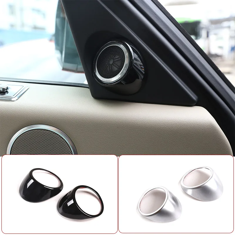 

For Range Rover Vogue 2018-2020 Car Styling A-pillar Audio Speaker Tweeter Frame Cover Decorative Sticker Interior Accessories