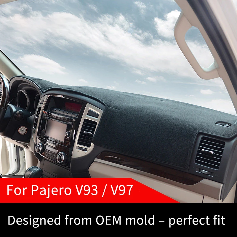 Dashboard Sunshade Mat For Pajero V93/V97 Dustproof And Heat-insulating Made Of Polyester Molded From The Original Vehicle