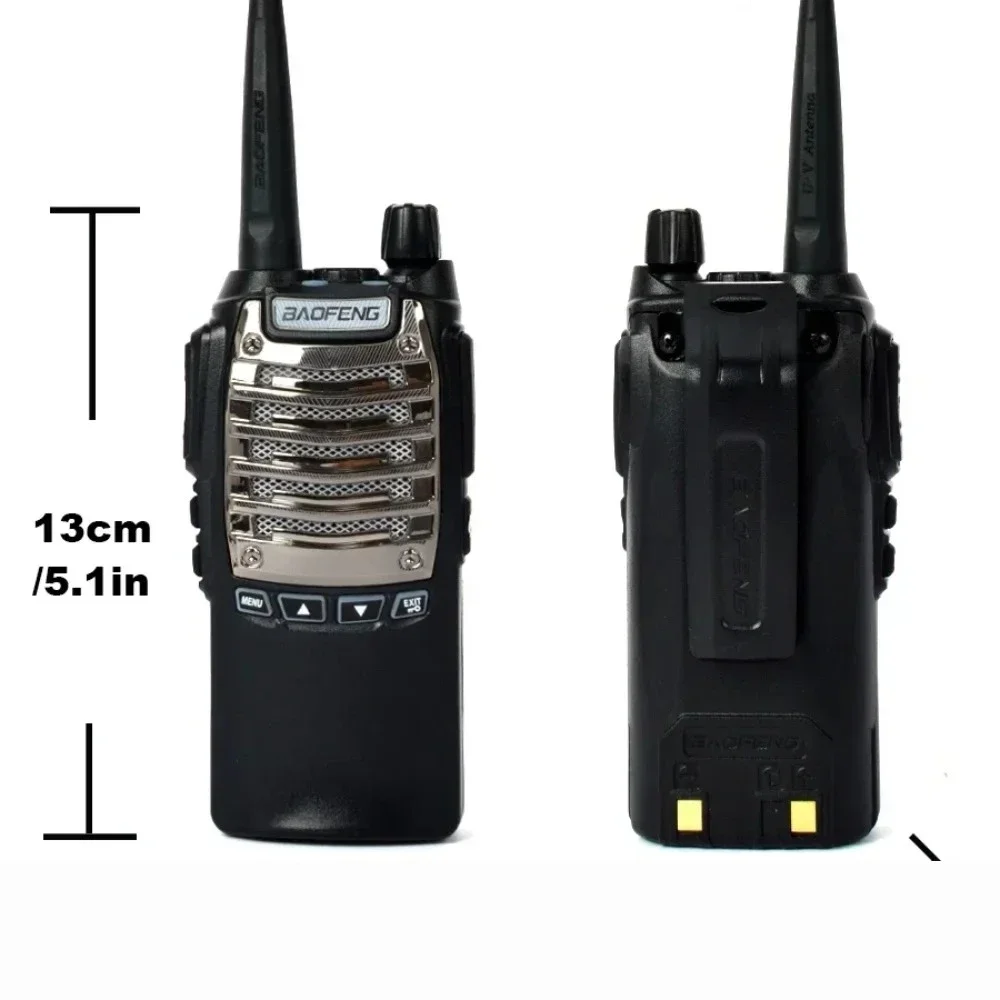 Baofeng 2 шт. радио UV-8D рация UHF любительская радио трансивер Baofeng UV8D 5 Вт 16 каналов FM портативное двустороннее радио