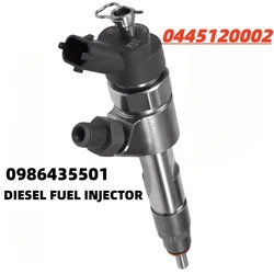 0445120002 New Diesel Fuel Injector 0986435501 For C-itroen J-umper I-veco D-aily P-eugeot B-oxer F-iat D-ucato 2.8 HDI 1999-