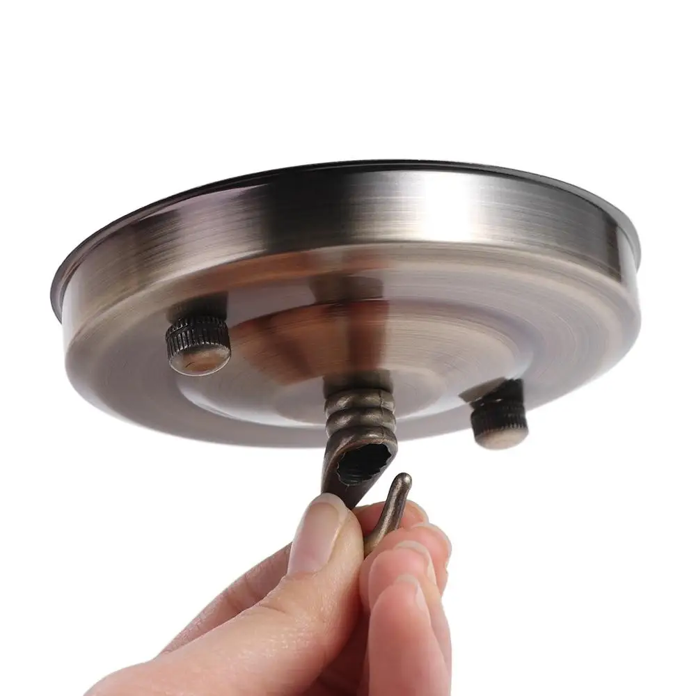 العتيقة قاعدة مصابيح هوك مقبس الإضاءة قلادة مصباح القرص قاعدة الإنارات قاعدة مصابيح قلادة لوحة السقف لوحة حامل أجزاء المصباح #4