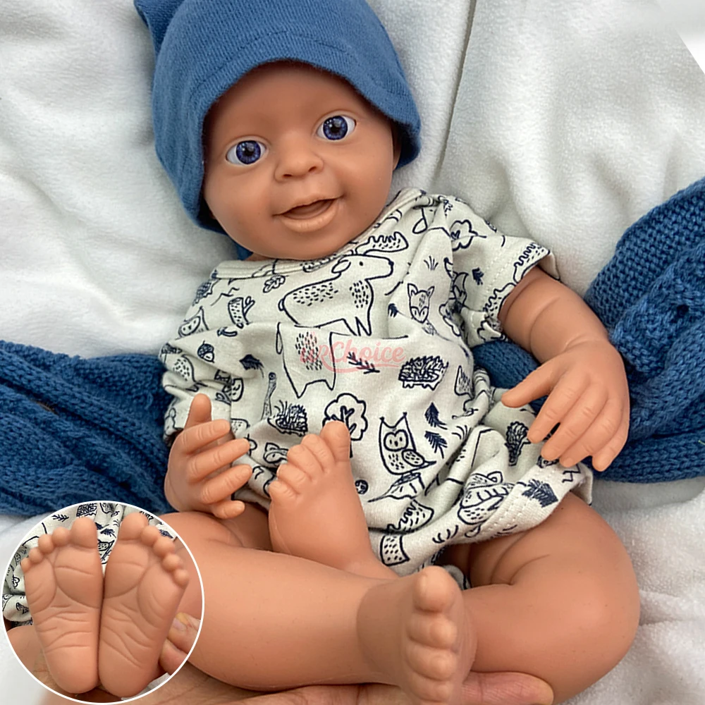 

Неокрашенный гибкий мальчик, реалистичные особенности, силиконовая кукла реборн, настраиваемый мемориальный подарок на память для исцеления после потери