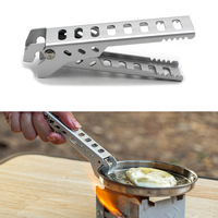 Aluminium Anti-hot Alloy Clip Bowl Gripper Holder Camping Pot Pan Handle Kitchen Accessories