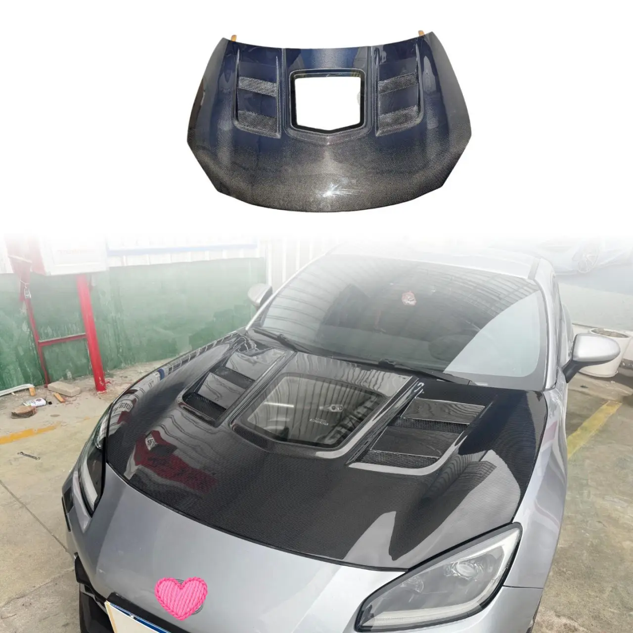 Suitable for 2022-2026 Toyota GR86 retrofit upgrade transparent carbon fiber front cover