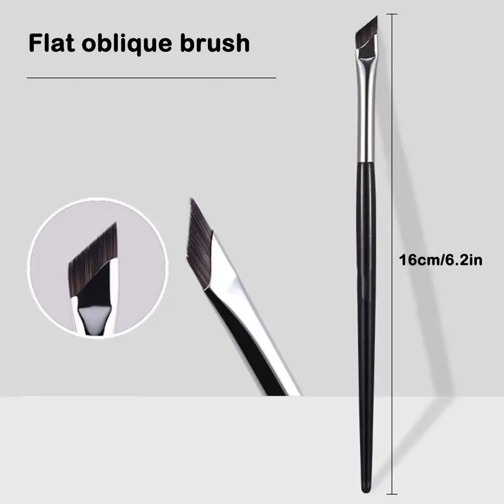 Professional Eyeliner Brush Professional Super Fine Angled/ Flat Obliqu/ Diagonal Eyeliner Brush Multifunctional Eye Makeup Tool