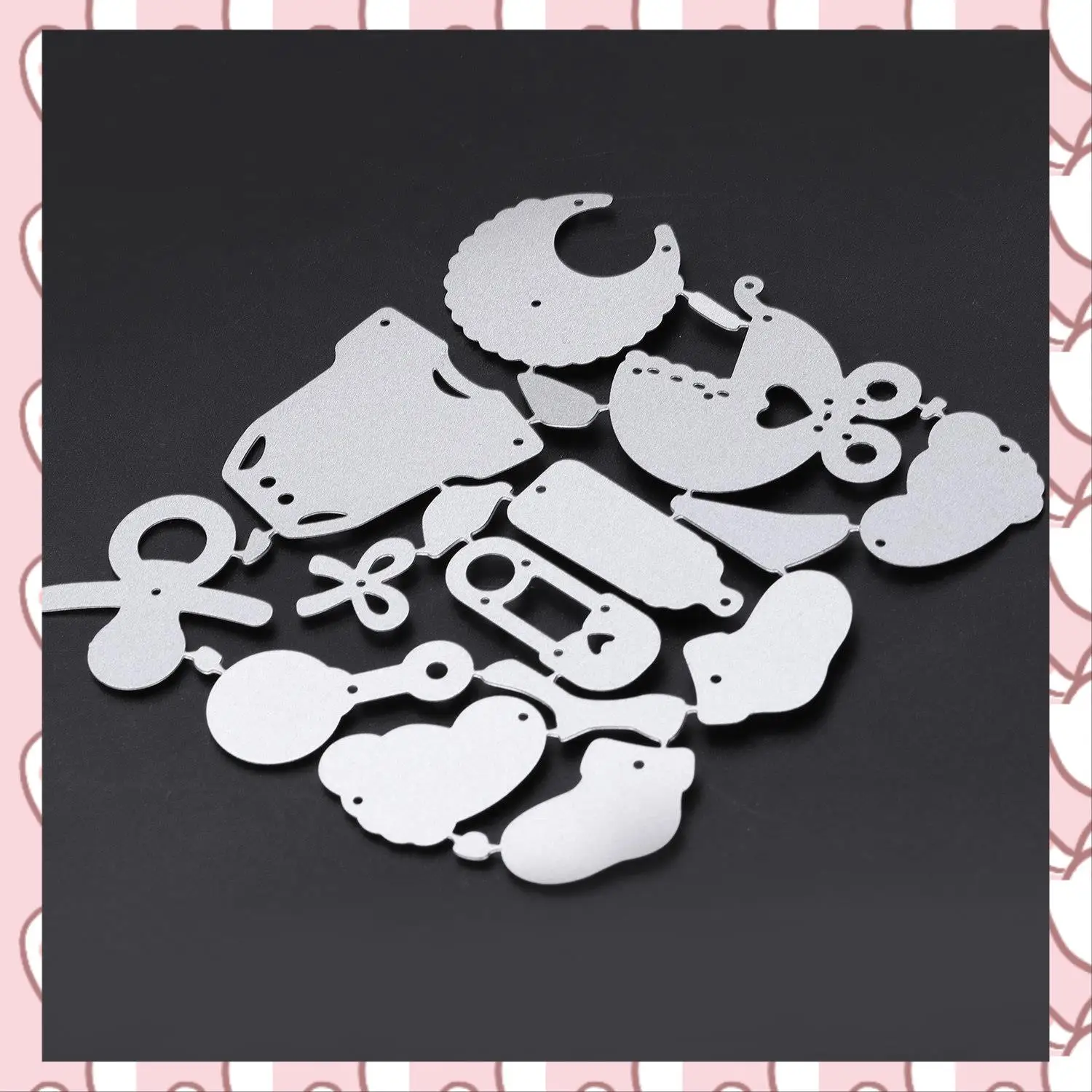 HHTL سكرابوكينغ قطع قالب آلة النقش الإستنسل قطع القطع يموت ، لSizzix لقطة كبيرة وغيرها من اللكم Machi #1