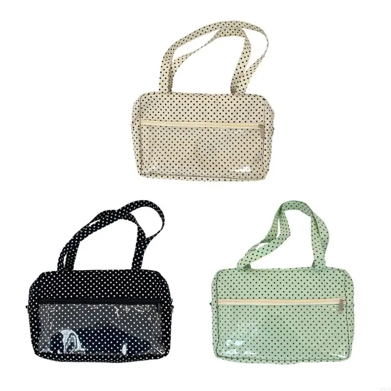 

Transparent Anime Shoulder Bag Dot Design Japanese Lightweight Armpit Bags 20CA