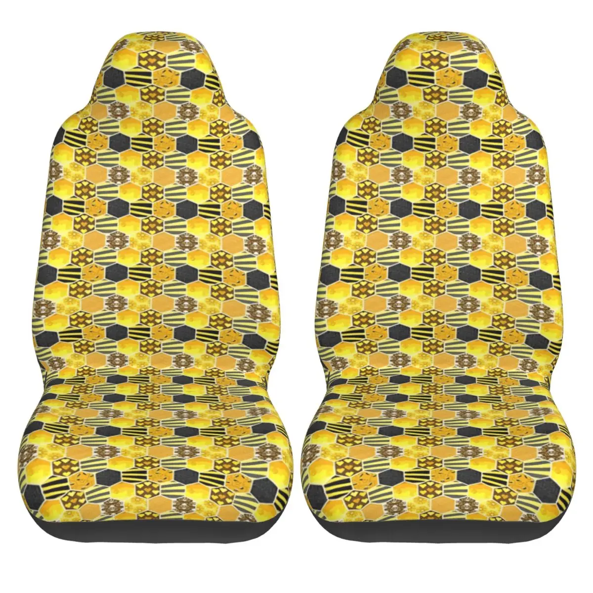 All Things Bees Honeycomb Universal Car Seat Cover Four Seasons Travel Car Seat Protection Covers Fiber Hunting