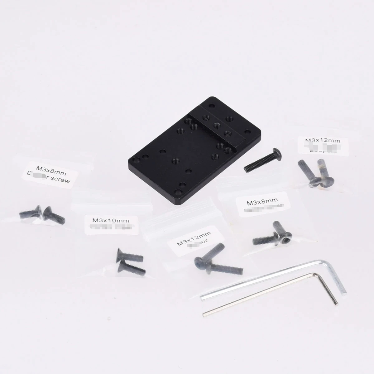 Universelle taktische Zielfernrohr-Montageplatte, Basis für Rotpunktvisier, Adapter für Glock 17 19 G17, elegante, solide Stahlkonstruktion – Detail 7