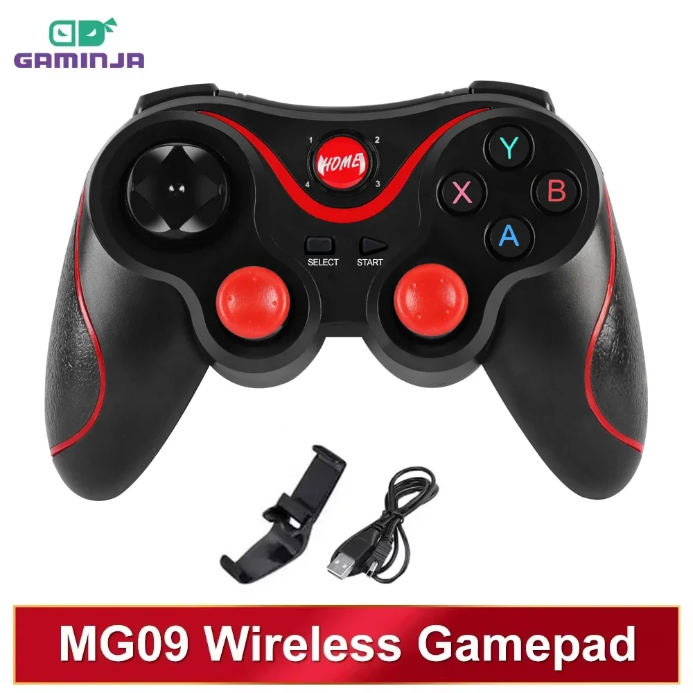 GAMINJA Wireless Bluetooth Controller For PC Mobile Phone TV BOX Computer Joystick For Tablet PC TV Gamepad Joypad Controller