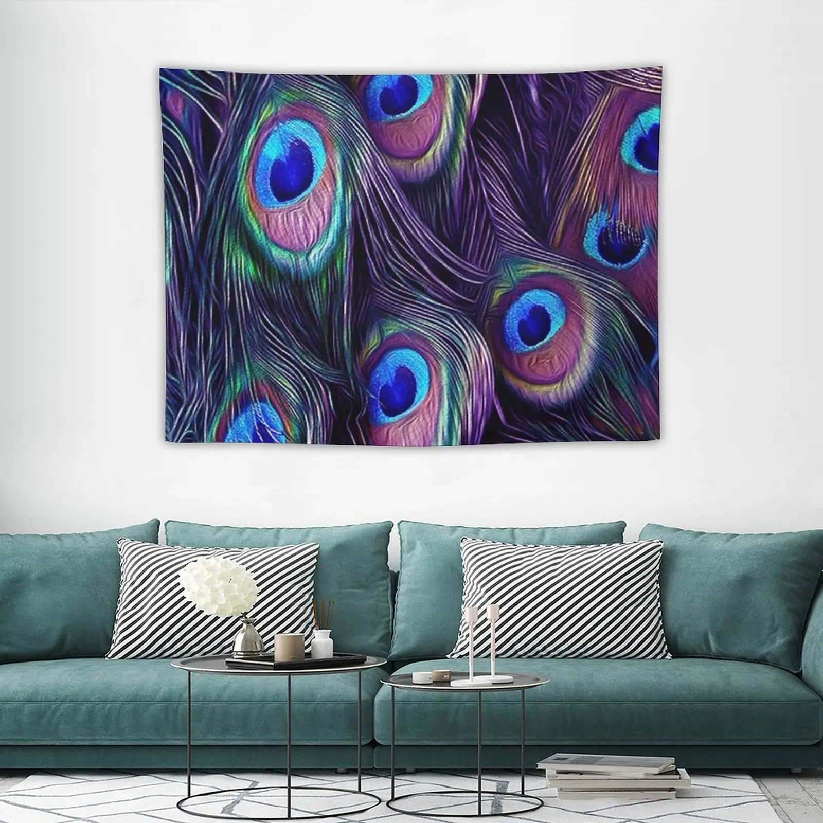 

Peacock Feather Tapestry Decoration Bedroom Tapete For The Wall Room Decoration Accessories Tapestry