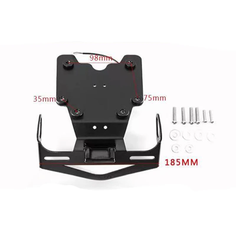 Rear Tail Tidy Kit License Plate Holder Bracket For Yamaha Tenere 700 Rally XT700Z Tenere700 2019 2020 2021 2022 2023 2024 2025
