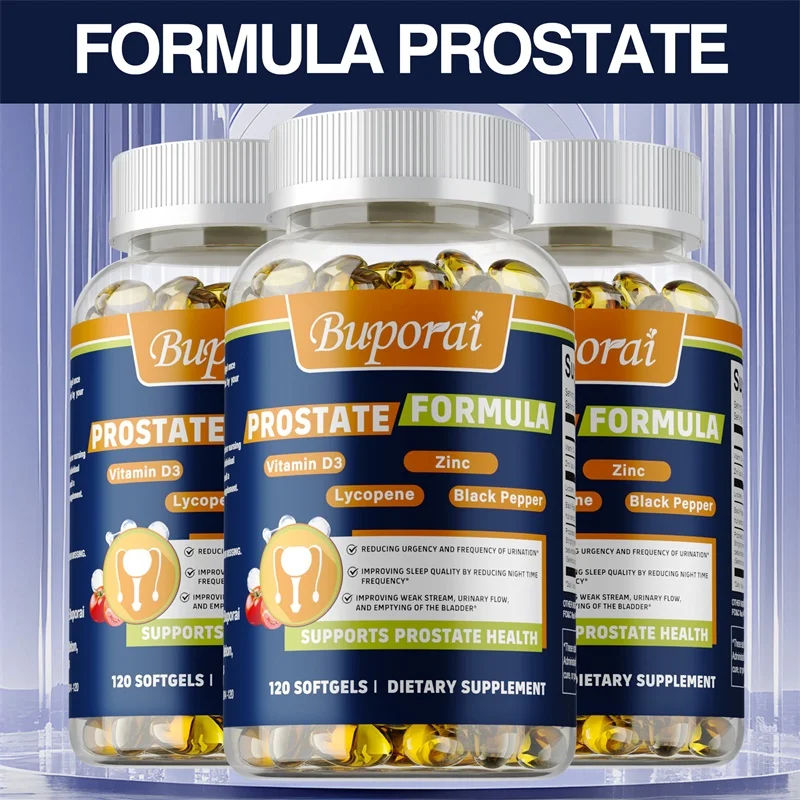 

Prostate Formula Capsules - Improve Performance, Relieve Bladder & Urination Problems, Reduce Toilet Trips