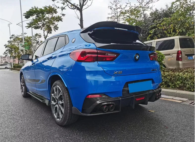 For BMW X2 F39 2020 2021 2022 2023 High Quality Carbon Fiber Bumper Front Lip Rear Diffuser Side Skirt Spoiler Body Kit Cover